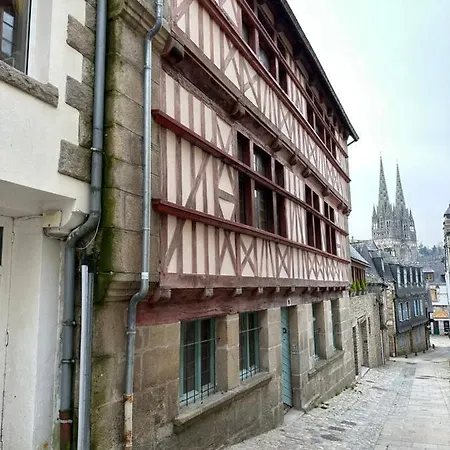 Appartement Design X - Hyper Centre - Parking Prive - Quimper Exterior photo