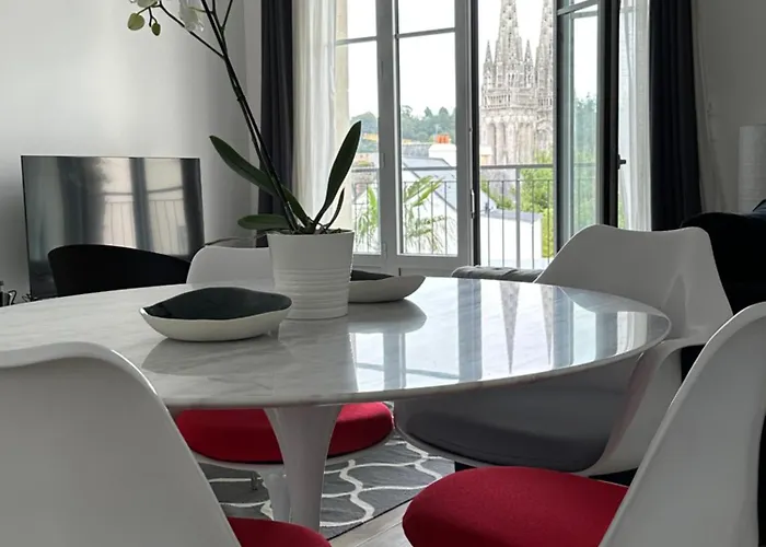 Appartement Design X - Hyper Centre - Parking Prive - Quimper